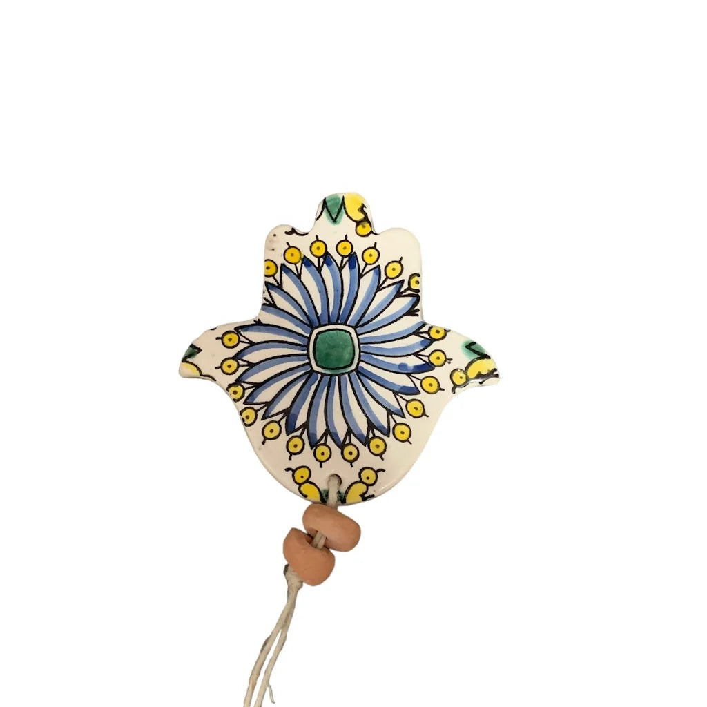 Small Hamsa Open Flower Style